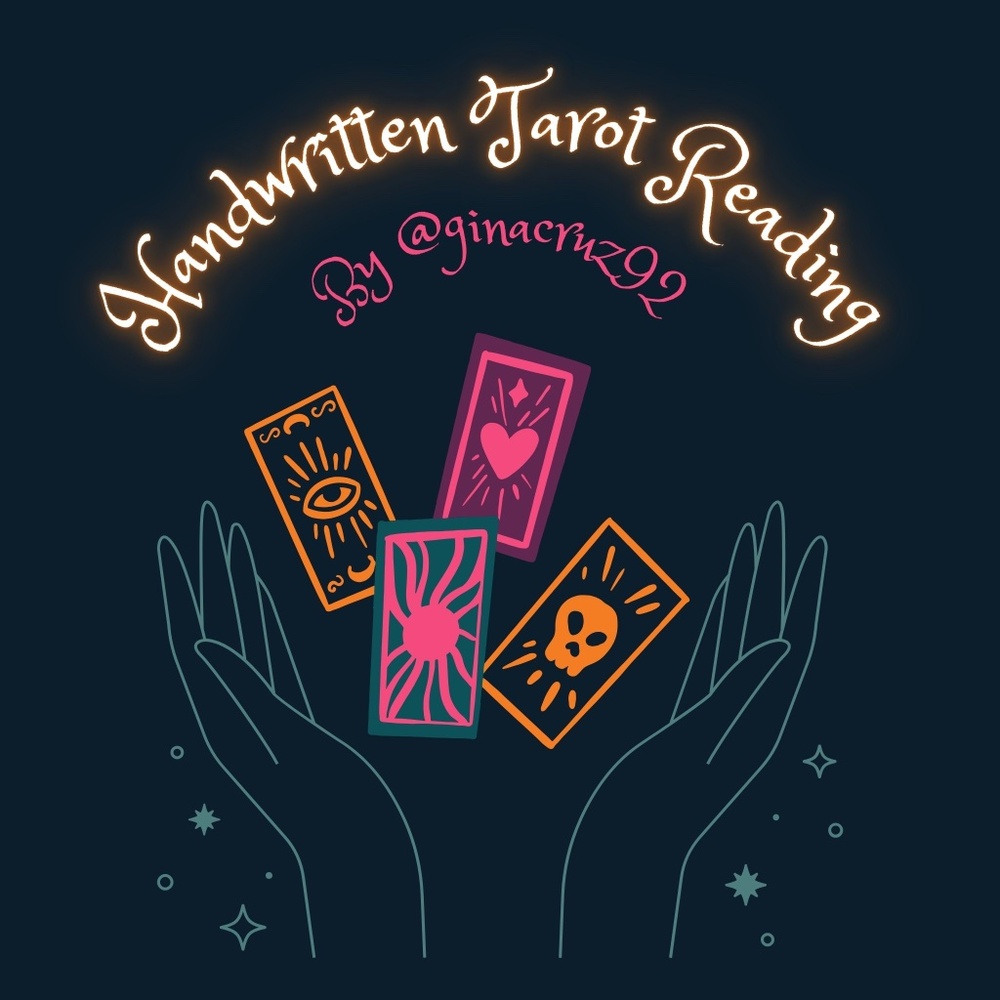 Handwritten 3-Card Tarot Reading 🔮🌙
